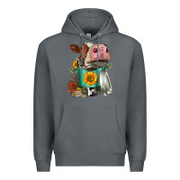 Rock Simmental Cow Coffee Cup Premium Hoodie - FaDigitalArtStudio