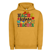 Pigment Peanut Butter nacho average teacher Urban Hoodie - JahusDesignShop