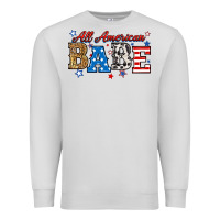 Dove Grey all american babe Premium Sweatshirt - RanaPortraitStore