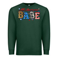 Sports Green all american babe Premium Sweatshirt - RanaPortraitStore
