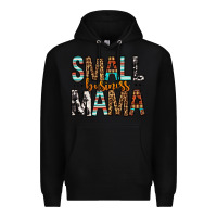 Black Small Business Mama Premium Hoodie - FaDigitalArtStudio
