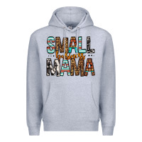 Heather Grey Small Business Mama Premium Hoodie - FaDigitalArtStudio