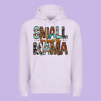 Small Business Mama Premium Hoodie Designed By Fadigitalartstudio