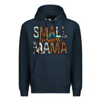 Navy Small Business Mama Premium Hoodie - FaDigitalArtStudio