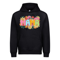 Black floral mama Urban Hoodie - JahusDesignShop