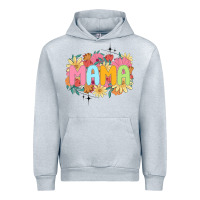 Heather Grey floral mama Urban Hoodie - JahusDesignShop