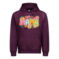 Mauve Wine floral mama Urban Hoodie - JahusDesignShop