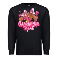 Black galentine squad afro girl sneakers Premium Sweatshirt - RanaPortraitStore