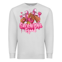 Dove Grey galentine squad afro girl sneakers Premium Sweatshirt - RanaPortraitStore