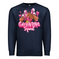 Navy galentine squad afro girl sneakers Premium Sweatshirt - RanaPortraitStore