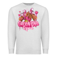 Oatmeal Heather galentine squad afro girl sneakers Premium Sweatshirt - RanaPortraitStore
