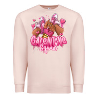 Pale Pink galentine squad afro girl sneakers Premium Sweatshirt - RanaPortraitStore