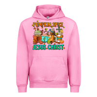 Fuchsia Pink pumpkin spıce jesus christ coffee cups Urban Hoodie - AdoDesignShop