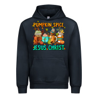 Navy pumpkin spıce jesus christ coffee cups Urban Hoodie - AdoDesignShop
