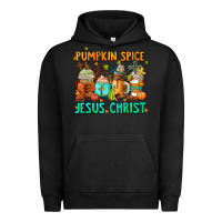 Pigment Black pumpkin spıce jesus christ coffee cups Urban Hoodie - AdoDesignShop