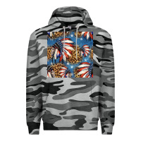 Slate Camo 4th of july indian headdress seamless pattern Premium Hoodie - HRA Design Shop