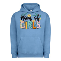 Pigment Pebble Blue mom of girls Urban Hoodie - JahusDesignShop