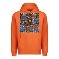 Carrot 4th of juky veteran boots seamless pattern Premium Hoodie - HRA Design Shop