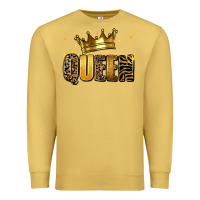 Antique Gold queen glitter Premium Sweatshirt - RanaPortraitStore