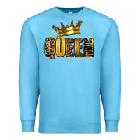 Ocean Blue queen glitter Premium Sweatshirt - RanaPortraitStore