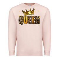 Pale Pink queen glitter Premium Sweatshirt - RanaPortraitStore