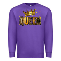 Purple queen glitter Premium Sweatshirt - RanaPortraitStore