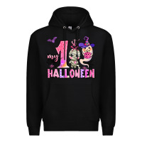 Black my first pink halloween Premium Hoodie - AdoDesignShop
