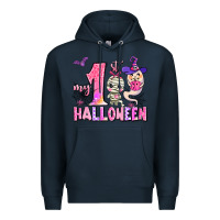 Navy my first pink halloween Premium Hoodie - AdoDesignShop