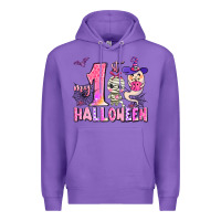 Purple my first pink halloween Premium Hoodie - AdoDesignShop