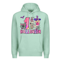 Seafoam my first pink halloween Premium Hoodie - AdoDesignShop