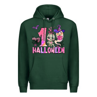 Sports Green my first pink halloween Premium Hoodie - AdoDesignShop