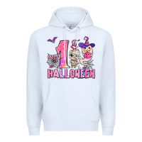 White my first pink halloween Premium Hoodie - AdoDesignShop