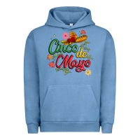 Pigment Pebble Blue cinco de mayo Urban Hoodie - JahusDesignShop