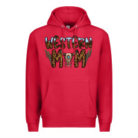 Cardinal western mom Premium Hoodie - CowhideDigitalArt