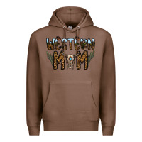 Chestnut western mom Premium Hoodie - CowhideDigitalArt