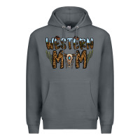 Rock western mom Premium Hoodie - CowhideDigitalArt
