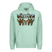Seafoam western mom Premium Hoodie - CowhideDigitalArt