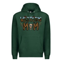 Sports Green western mom Premium Hoodie - CowhideDigitalArt