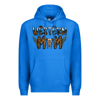 True Royal western mom Premium Hoodie - CowhideDigitalArt