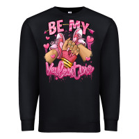 Black be my valentine light skinned girl sneakers Premium Sweatshirt - RanaPortraitStore