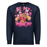 Navy be my valentine light skinned girl sneakers Premium Sweatshirt - RanaPortraitStore