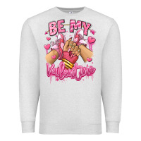 Oatmeal Heather be my valentine light skinned girl sneakers Premium Sweatshirt - RanaPortraitStore