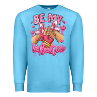 Ocean Blue be my valentine light skinned girl sneakers Premium Sweatshirt - RanaPortraitStore