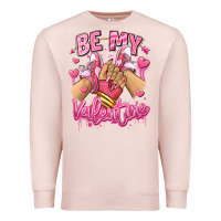 Pale Pink be my valentine light skinned girl sneakers Premium Sweatshirt - RanaPortraitStore