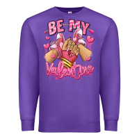 Purple be my valentine light skinned girl sneakers Premium Sweatshirt - RanaPortraitStore
