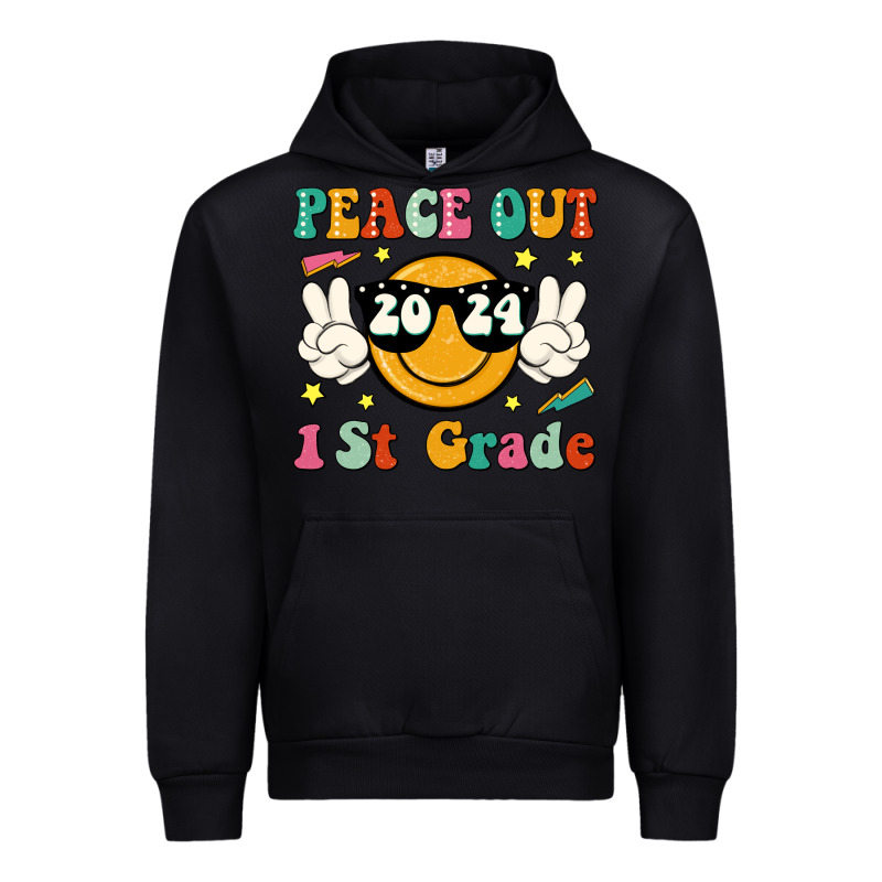 Peace Out 2024 1st Grade Urban Hoodie by JahusDesignShop | Teevron