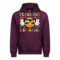 Mauve Wine peace out 2024 1st grade Urban Hoodie - JahusDesignShop