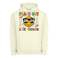 Pigment Pistachio peace out 2024 1st grade Urban Hoodie - JahusDesignShop