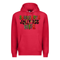 Cardinal Somebody's Jolly Ass Wife Premium Hoodie - FaDigitalArtStudio