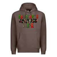 Coffee Somebody's Jolly Ass Wife Premium Hoodie - FaDigitalArtStudio